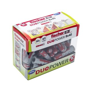 fischer Duopower 10x80 S anclaje pared expansión