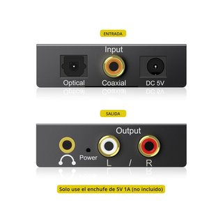 PROZOR convertidor digital a analógico audio