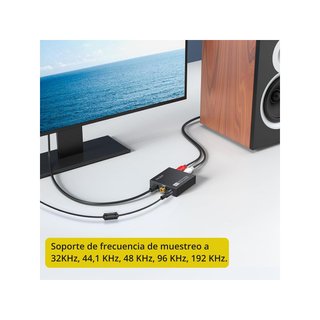 PROZOR convertidor digital a analógico audio