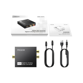 PROZOR convertidor digital a analógico audio