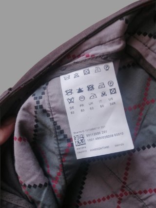 Pantalón Chino Hugo Boss Marrón Talla L