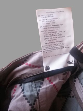 Pantalón Chino Hugo Boss Marrón Talla L