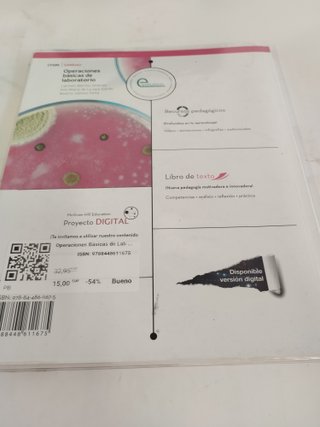 Operaciones Básicas de Laboratorio CFGM - 9788448611675