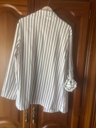 Blazer Bershka Verano Talla L Rayas