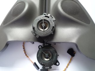 Tweeters y cubiertas grises Peugeot 206 / 206+