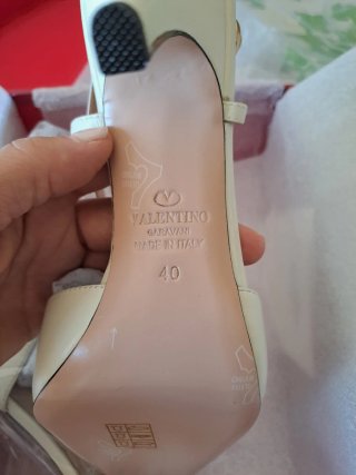 Valentino Garavani Scarpe Donna Bianco Oro