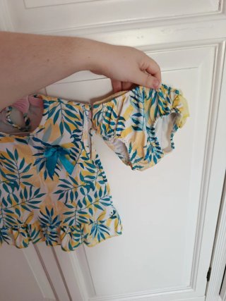 Conjunto camiseta y pololo estampado