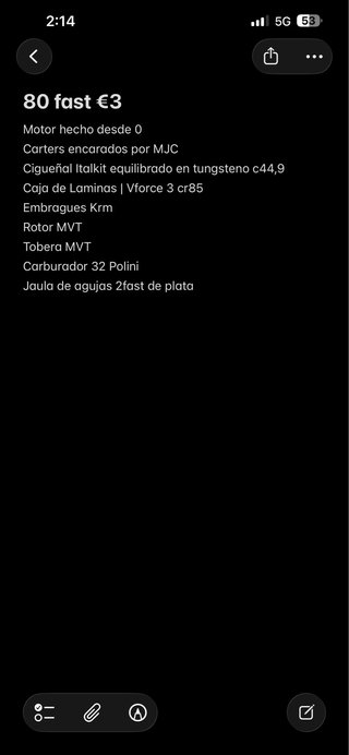 80cc 2Fast Derbi €3