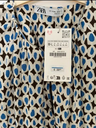 Vestido Zara estampado floral