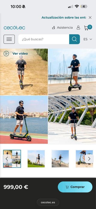 Cecotec patinete Eléctrica - Como Nueva
