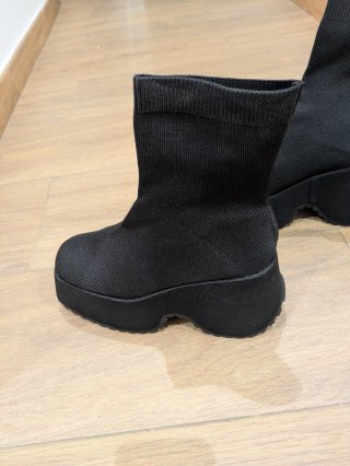 Botas negras de plataforma