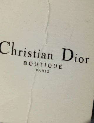 Dior Mini Book Tote Lona Bordada Azul