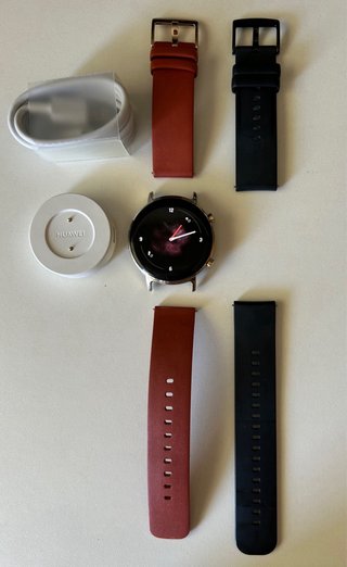 Huawei Watch GT 2 42 mm + Caja + Cargador + 6 Corr