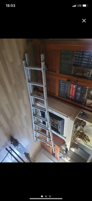 Escalera aluminio 2 tramos