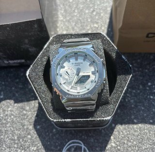 Casio G-Shock GM-2100 Reloj Plata
