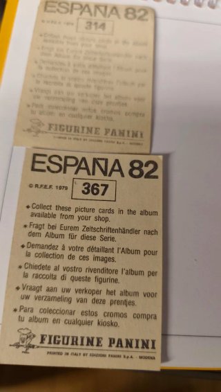 Cromos España 82 Futbolistas
