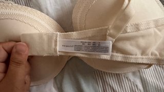 Sujetador beige con encaje