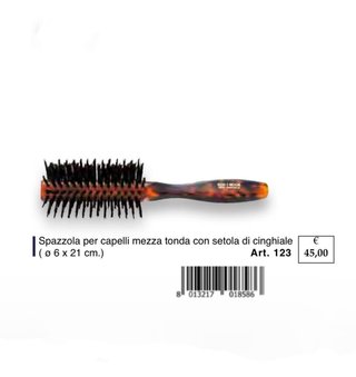 KOH-I-NOOR Spazzola per capelli mezza tonda