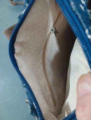 Lote 2 Bolsos bandolera, Pequeños Vaquero azul y F
