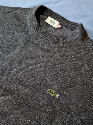 Jersey Lacoste Gris Infantil Talla 7-9 Años