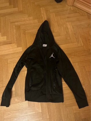 Sudadera Nike Jordan Negra Cremallera