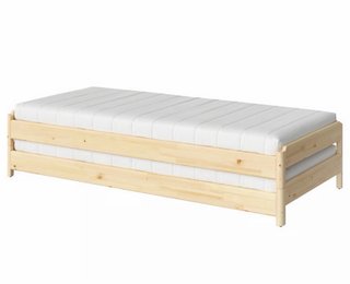 Letto a castello in pino 80x200