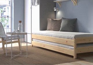 Letto a castello in pino 80x200