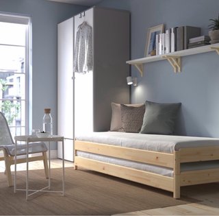 Letto a castello in pino 80x200