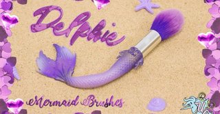 Unicorn Cosmetics Delphie Mermaid Brush