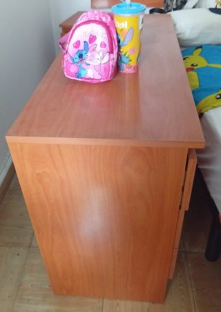 Cómoda de madera 3 cajones