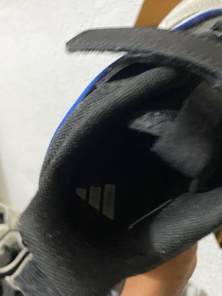 Zapatos Adidas Blancos y Azules