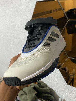 Zapatos Adidas Blancos y Azules