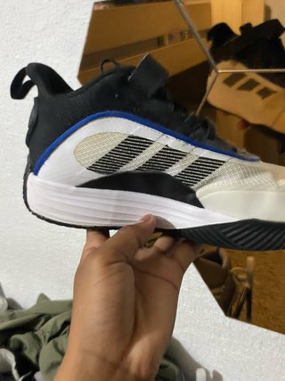 Zapatos Adidas Blancos y Azules