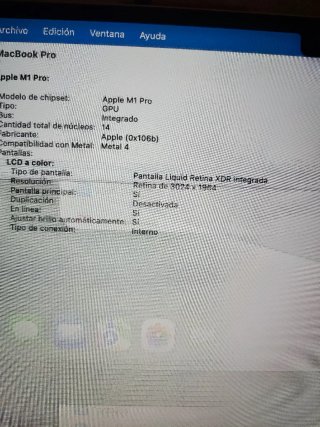MacBook Pro M1 Pro 2021