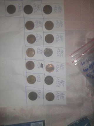 18 monete 10 cent. Vittorio Emanuele III