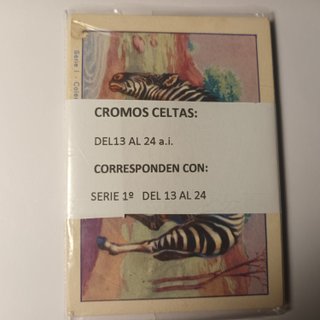 Cromos Historia Natural Cromos Celta Lote C - 338