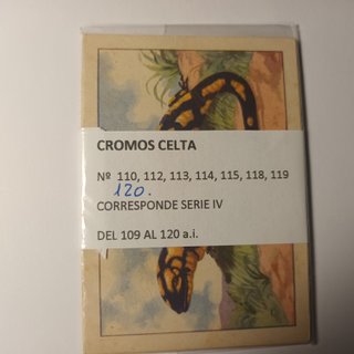 Cromos Historia Natural Cromos Celta Lote C - 338