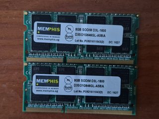 16GB-DDR3L / 1600 MHz {2 x 8 GB}
