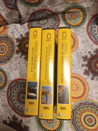 Colección 3 VHS National Geographic