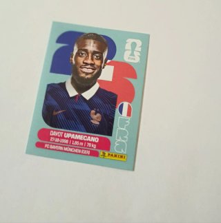 Cromo Dayot Upamecano Francia Mundial 2026