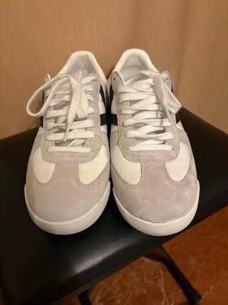 Zapatillas Munich Gris y Blanco