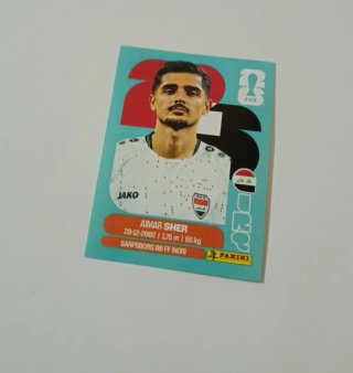 Cromo Mundial Fútbol 2026 Aimar Sher