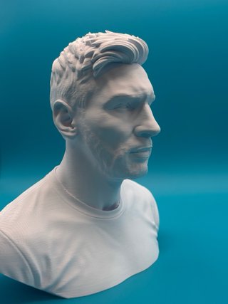 Busto 3D Lionel Messi - Altezza 17cm
