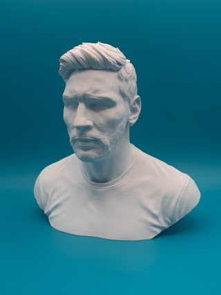 Busto 3D Lionel Messi - Altezza 17cm