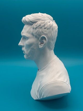Busto 3D Lionel Messi - Altezza 17cm