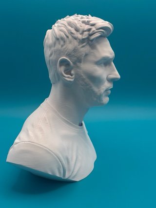 Busto 3D Lionel Messi - Altezza 17cm