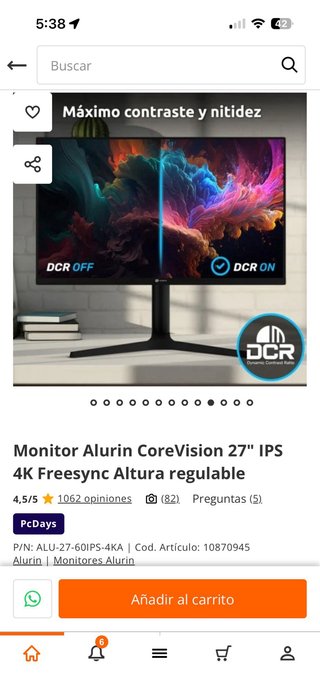 Monitor Alurin CoreVision 27 4K IPS