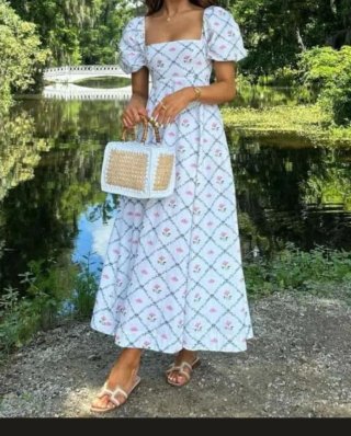 Hill House Home Vestido Largo "The Matilda Dress"