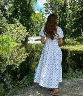 Hill House Home Vestido Largo "The Matilda Dress"