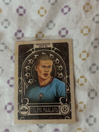 Erling Haaland Topps Deco Art Card